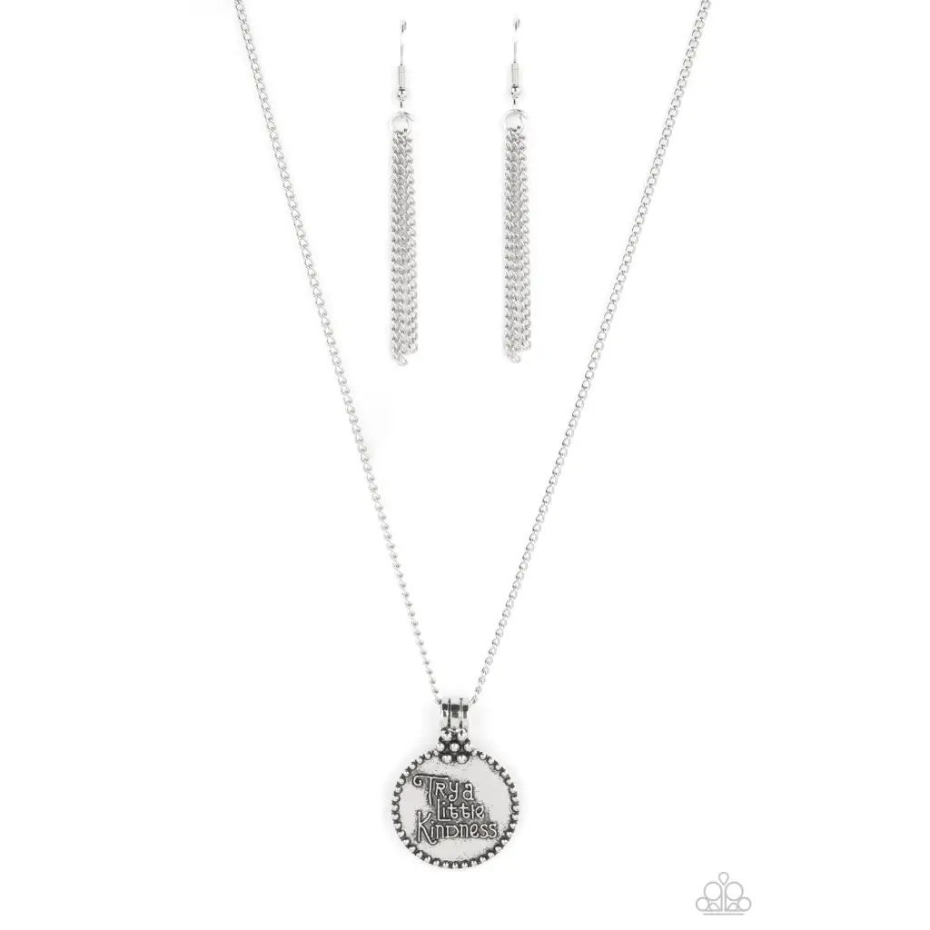 The KIND Side - Silver Necklace - Necklaces