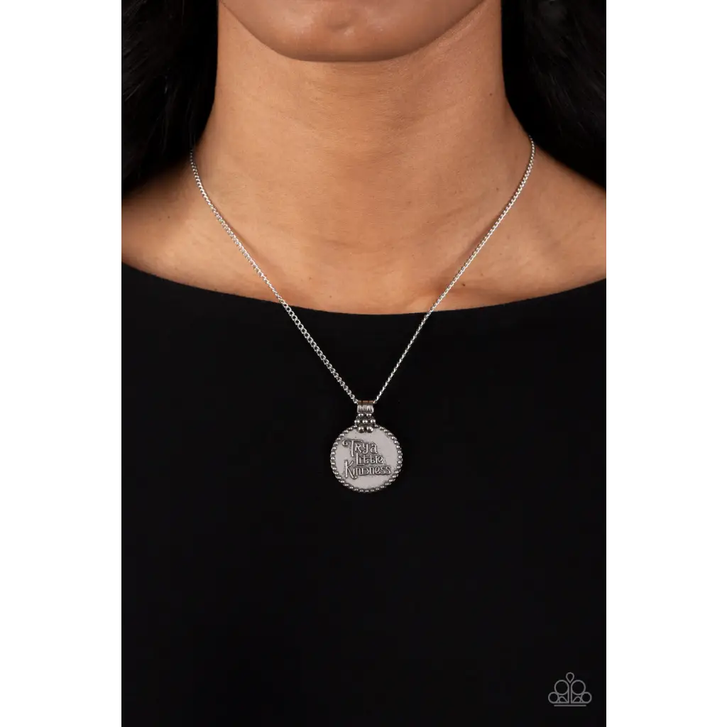 The KIND Side - Silver Necklace - Necklaces