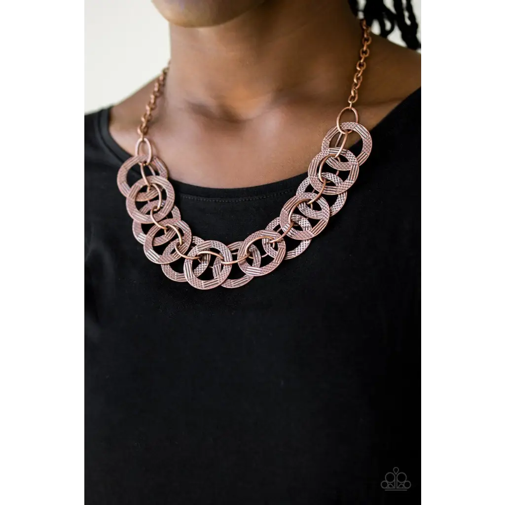 The Main Contender - Copper Necklace - Deb's Jazzy Jems