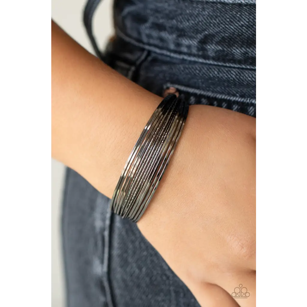 This Girl is On WIRE - Black Bracelet - Deb's Jazzy Jems