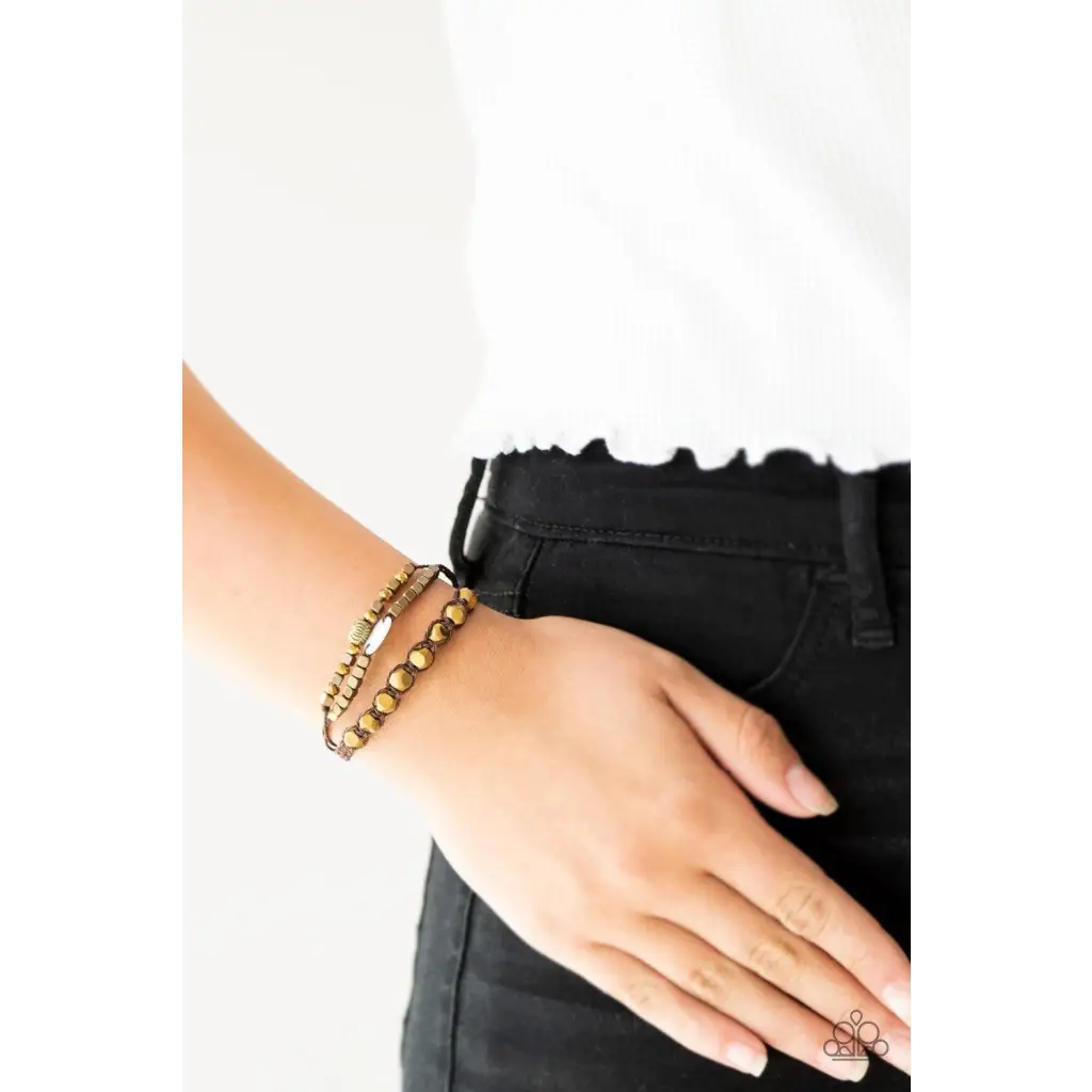 Trendy Tourist - Brass Bracelet - Deb's Jazzy Jems