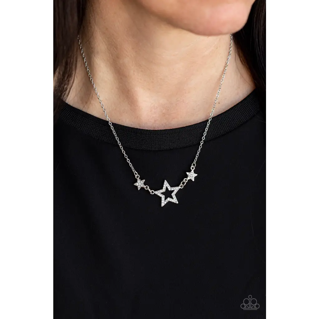 United We Sparkle - White Necklace - Deb's Jazzy Jems