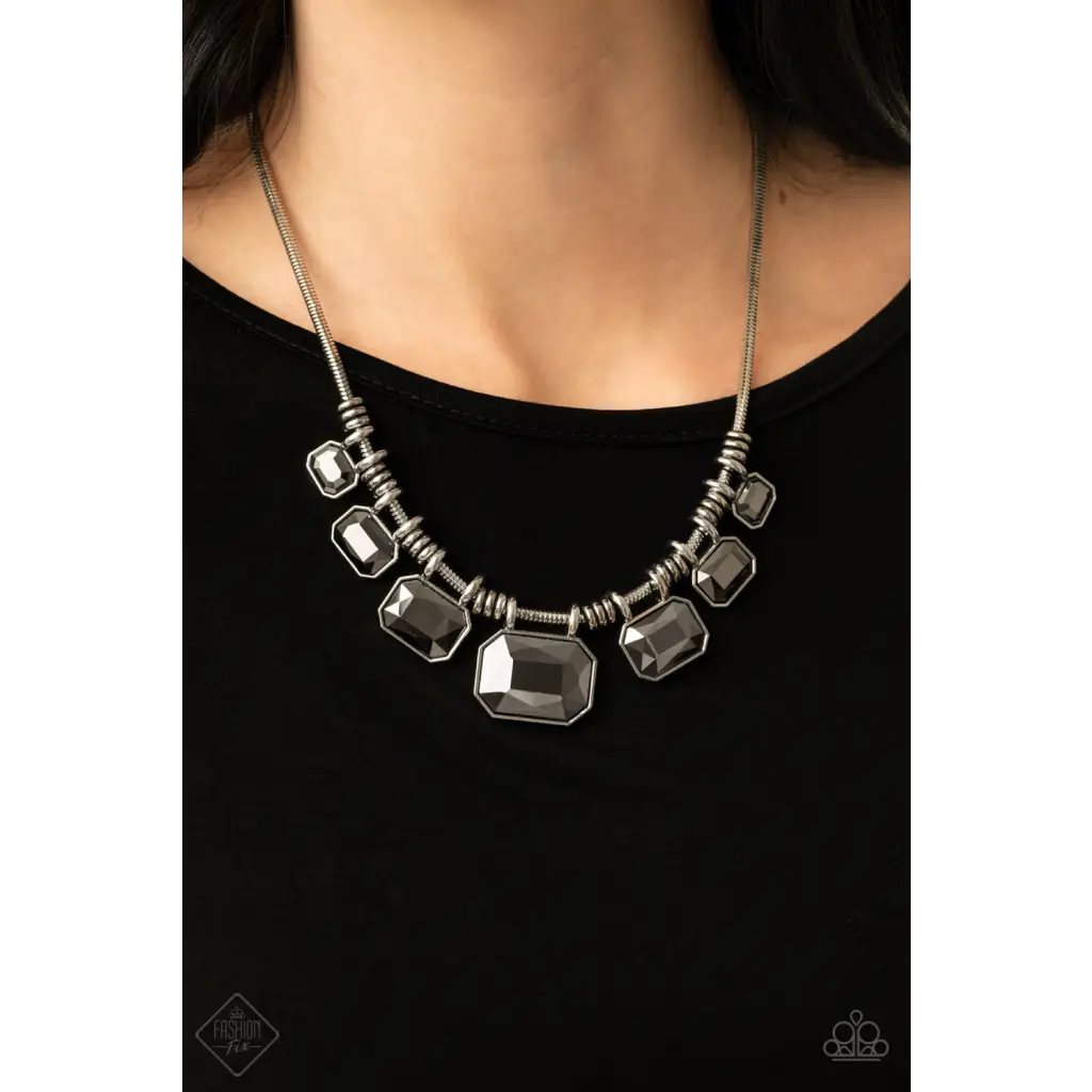 Urban Extravagance - Silver Necklace - Necklaces