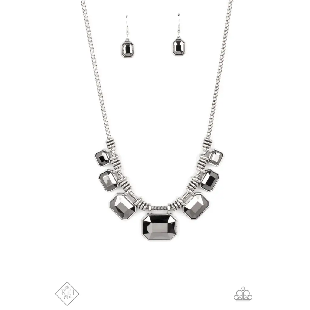 Urban Extravagance - Silver Necklace - Necklaces