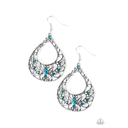 Vine Shine - Blue Earrings - Deb's Jazzy Jems