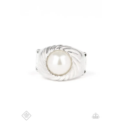 Wall Street Whimsical - Sept 2019 - White Ring - Deb's Jazzy Jems