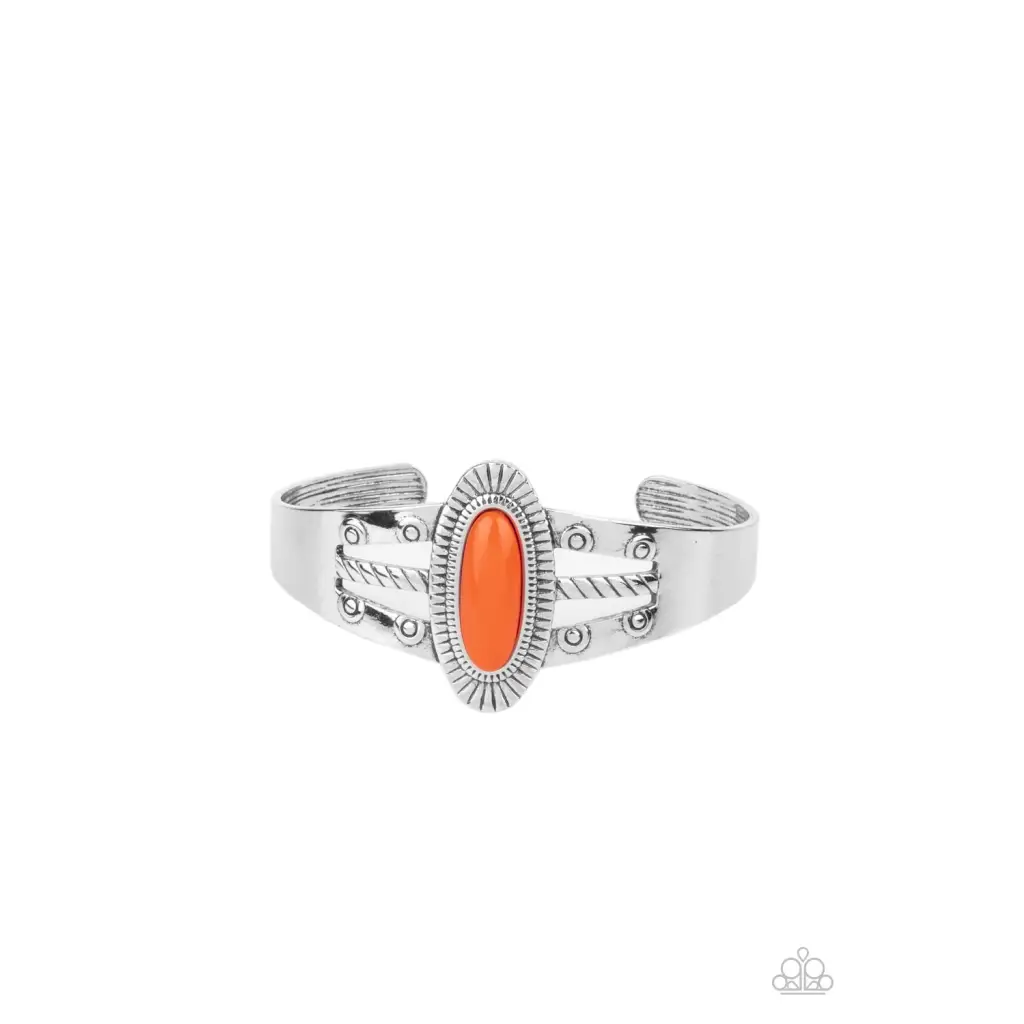 Wanderlust Walkabout - Orange Bracelet - Bracelets