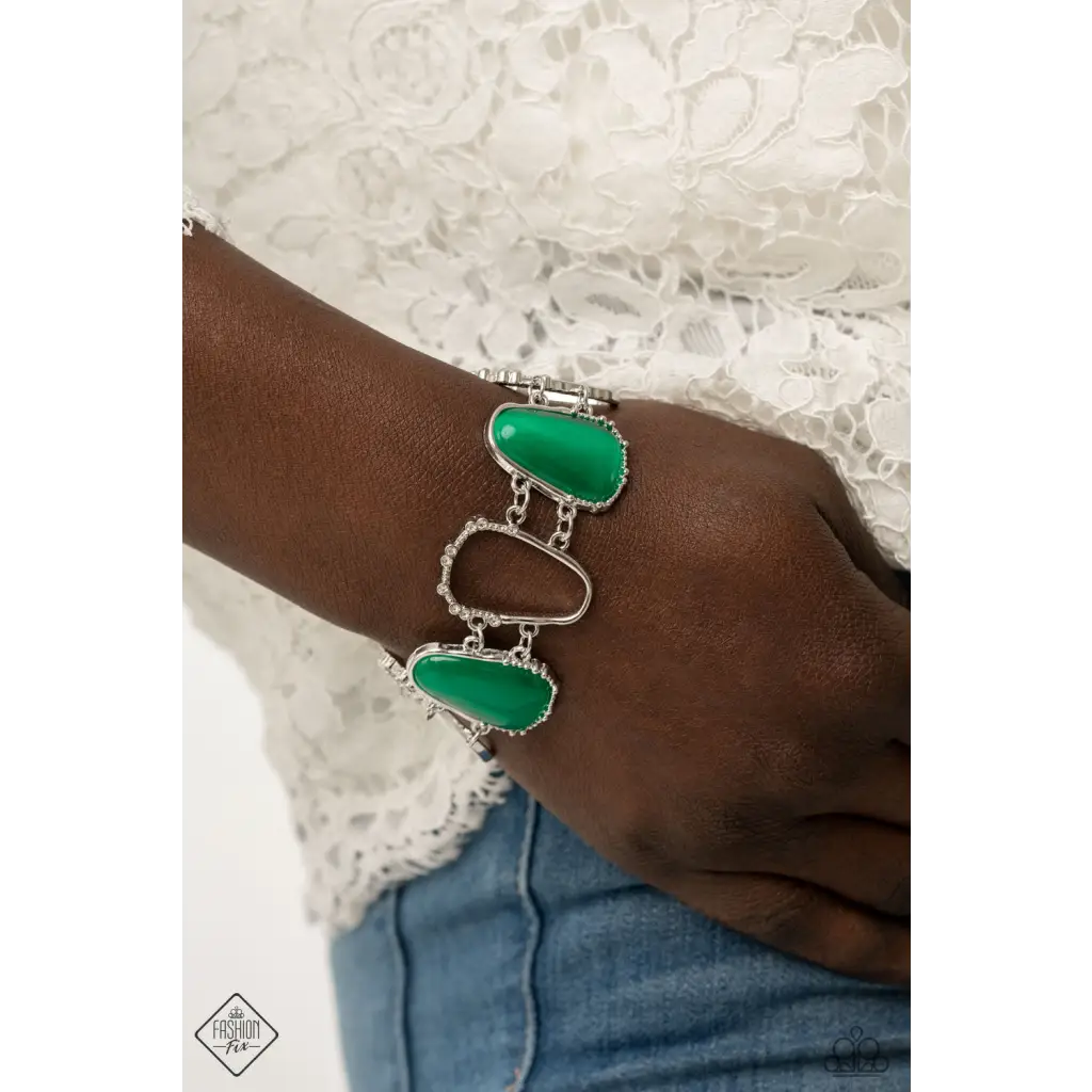 Yacht Club Couture - Green Bracelet - Bracelets